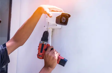 防犯カメラ取り付け作業